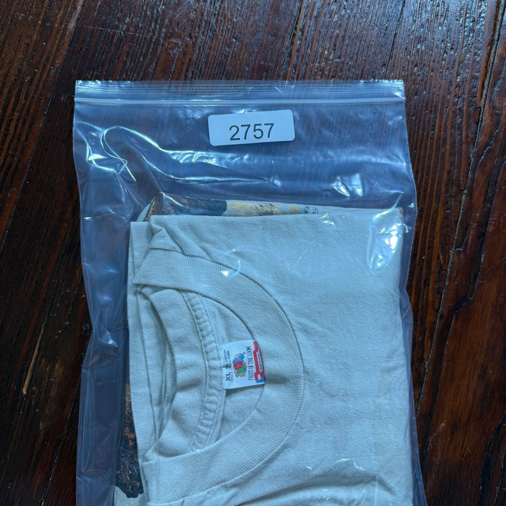 Vintage 1995 Custer State Park Shirt Men XL Tan 90s USA Bison Single Stitch FOTL - Picture 9 of 9